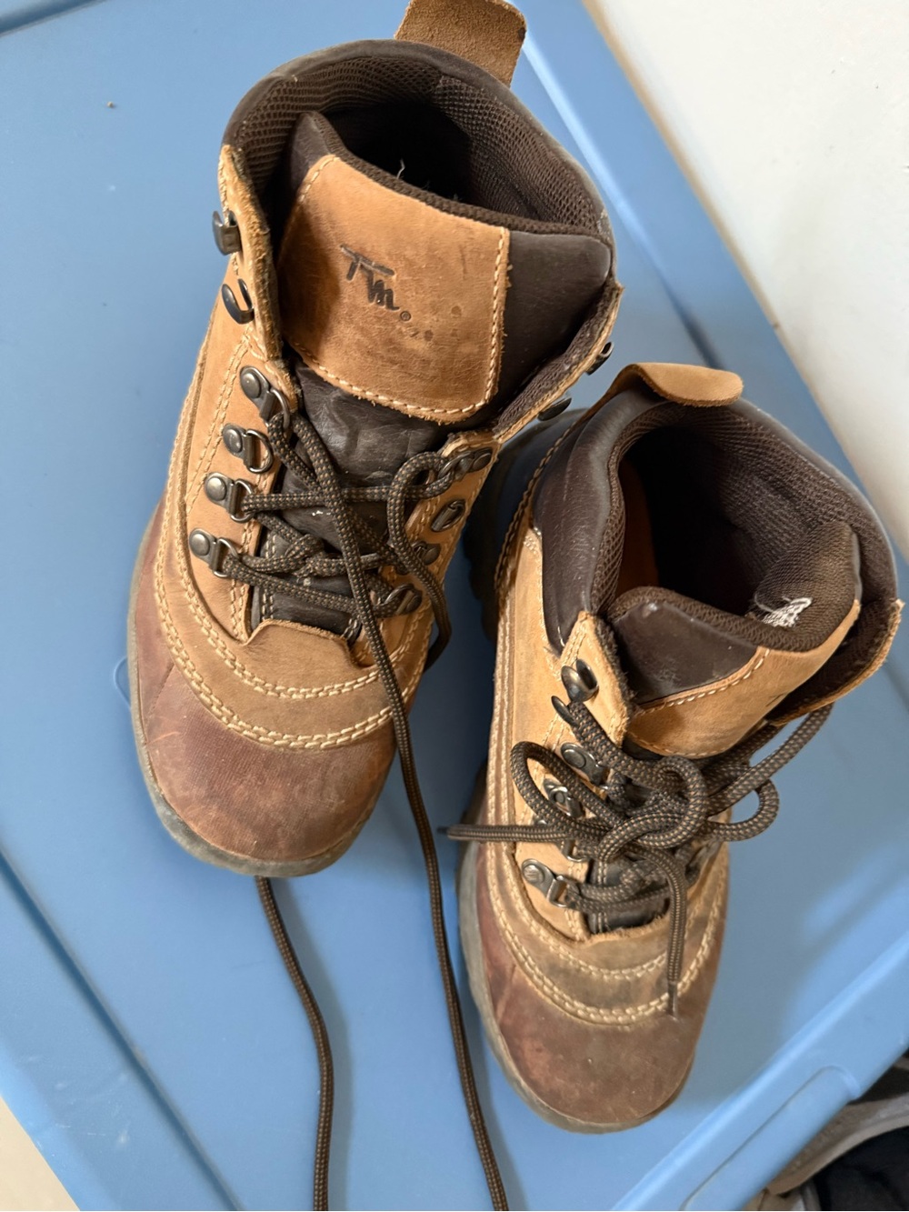 Brown Lace-Up Women's Boots
